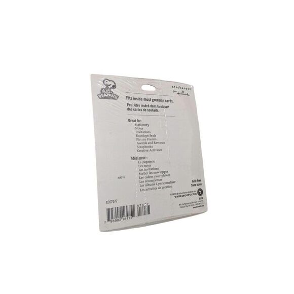 Vintage Hallmark Stickeroni Peanuts Snoopy Christmas Stickers (2) Sheets - Picture 2 of 2